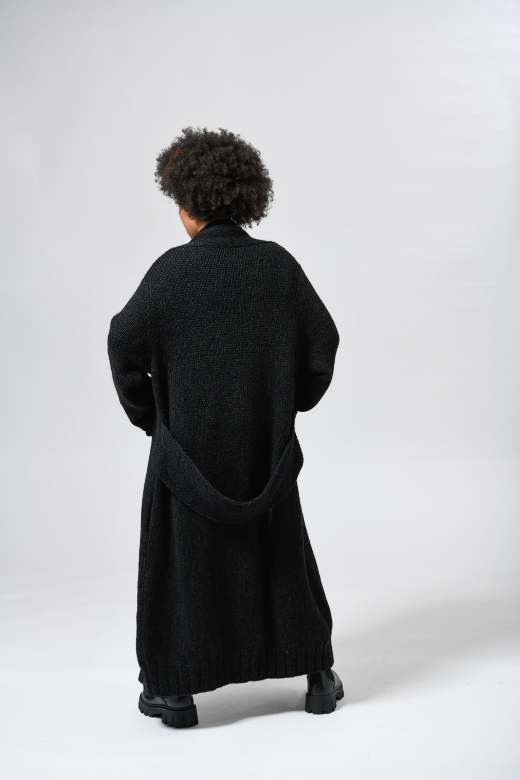 elli coat schwarzbraun