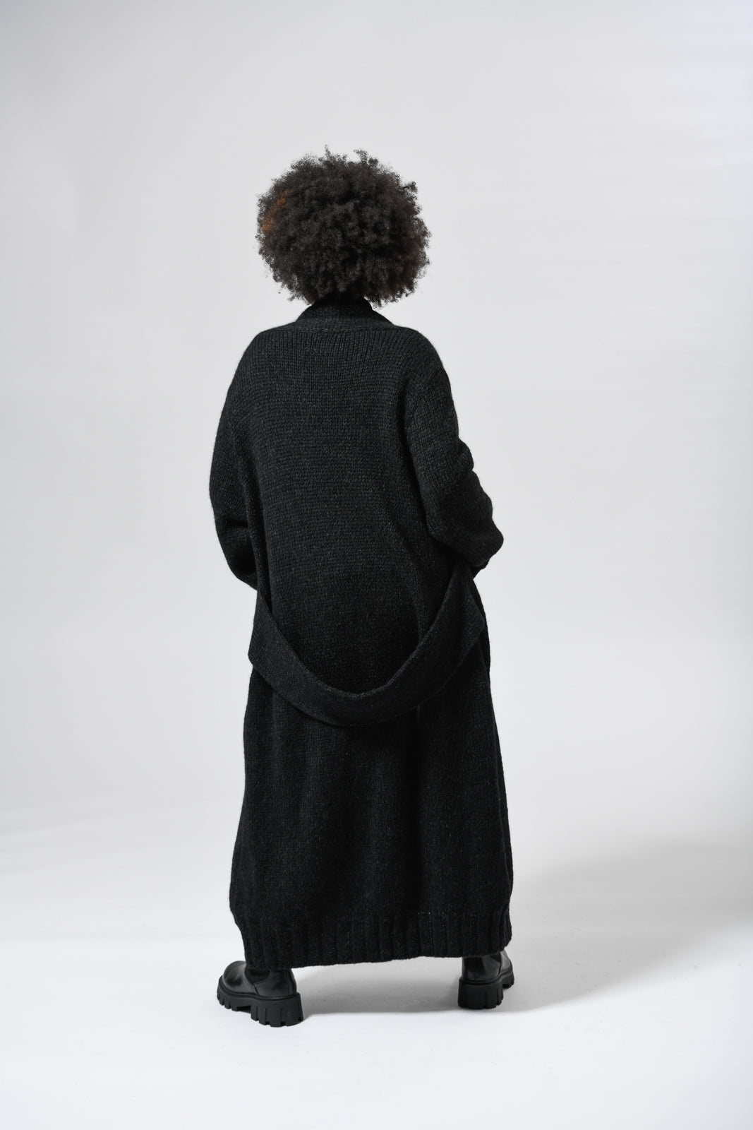 elli coat schwarzbraun