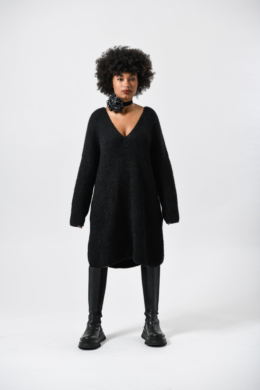 elka dress brown babyalpaka