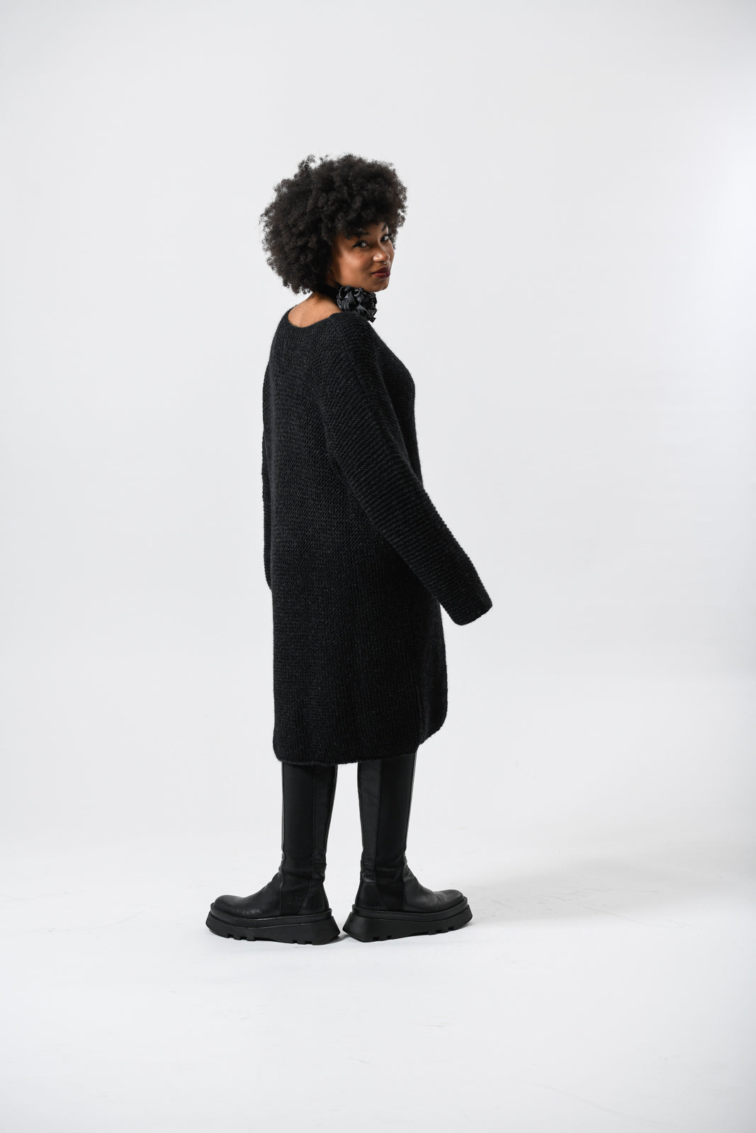 elka dress brown babyalpaka