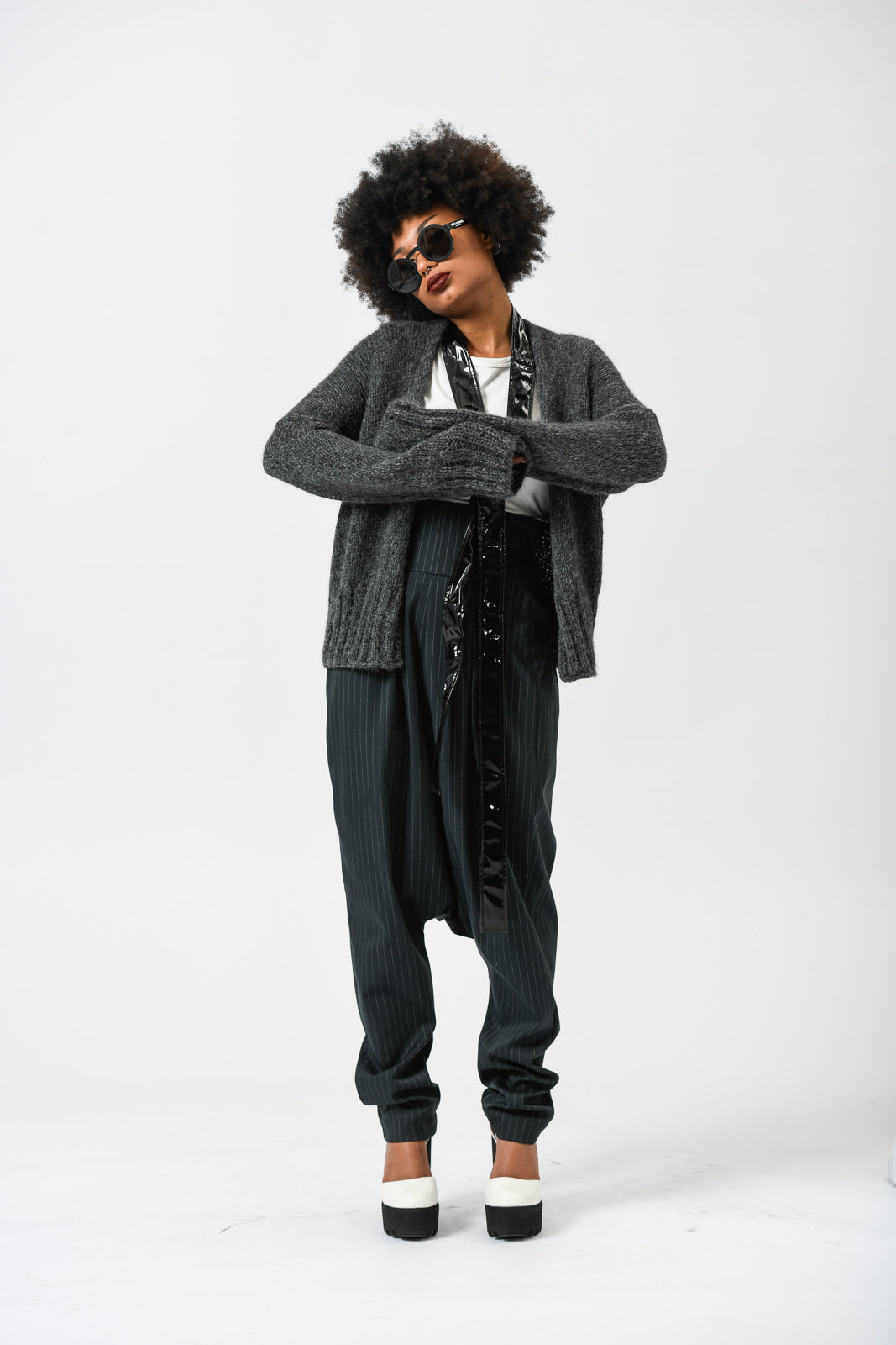 handstrickjacke "kitten" babyalpaka