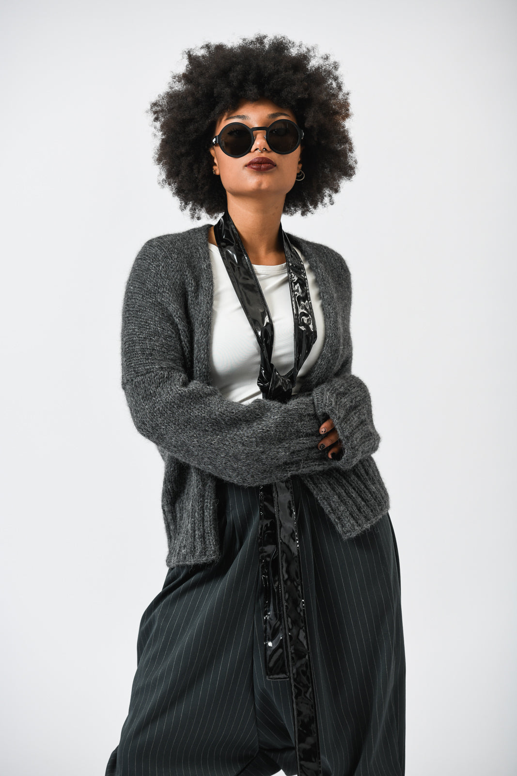 handstrickjacke "kitten" babyalpaka