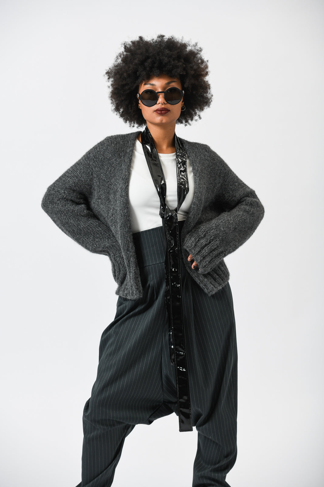 handgestrickte Jacke Kitten Babyalpaka