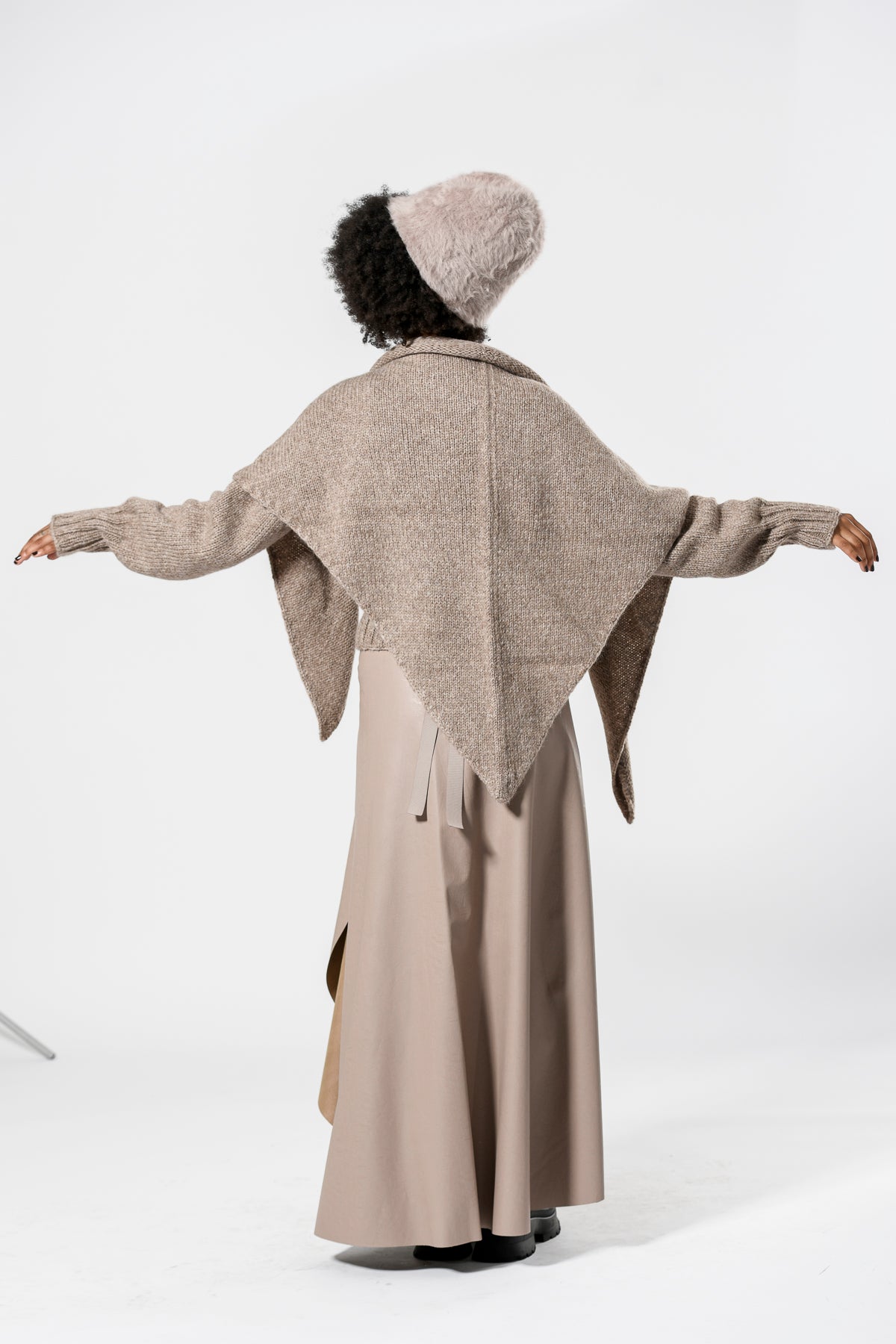 Dreieckstuch aus Babyalpaka