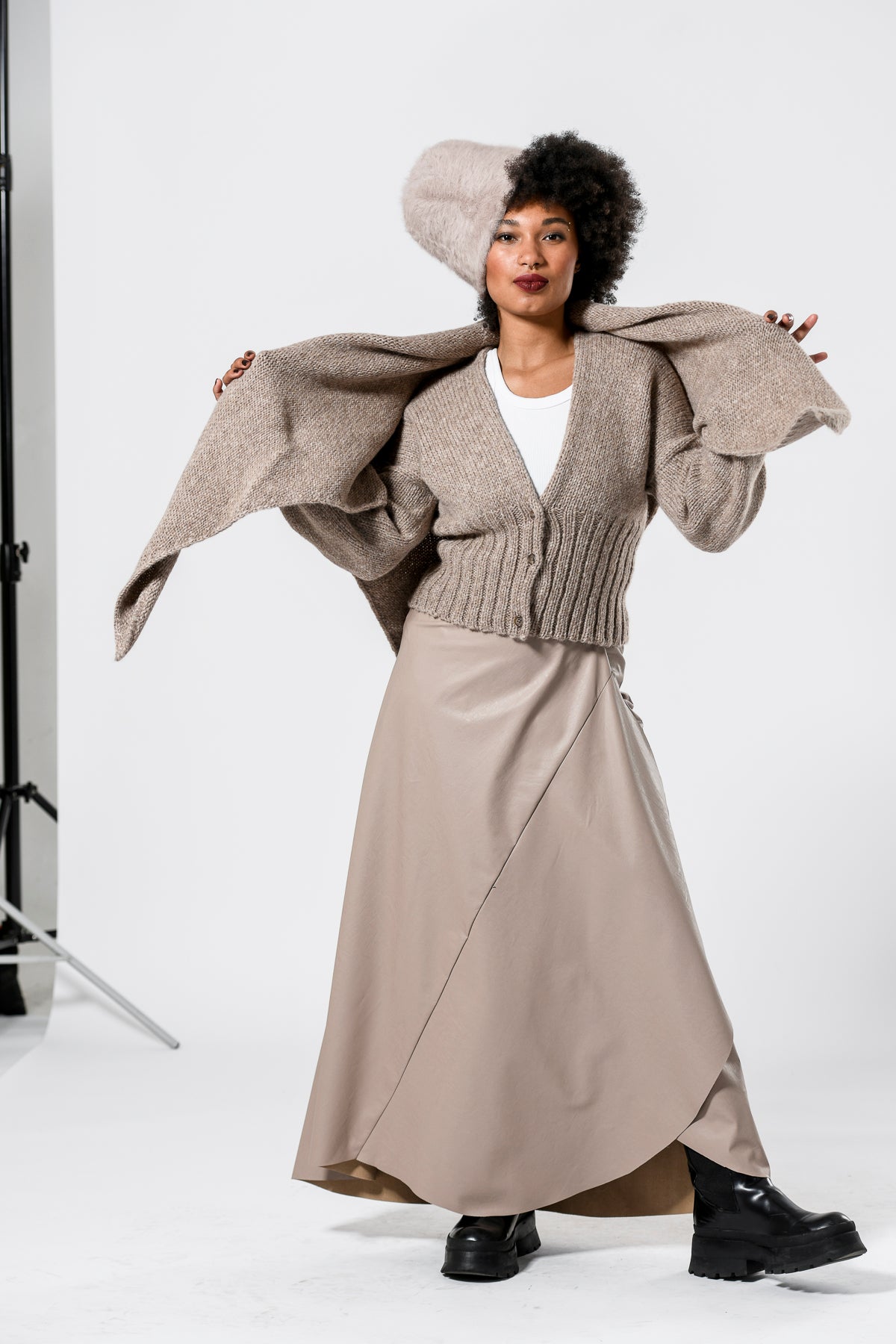 Dreieckstuch aus Babyalpaka