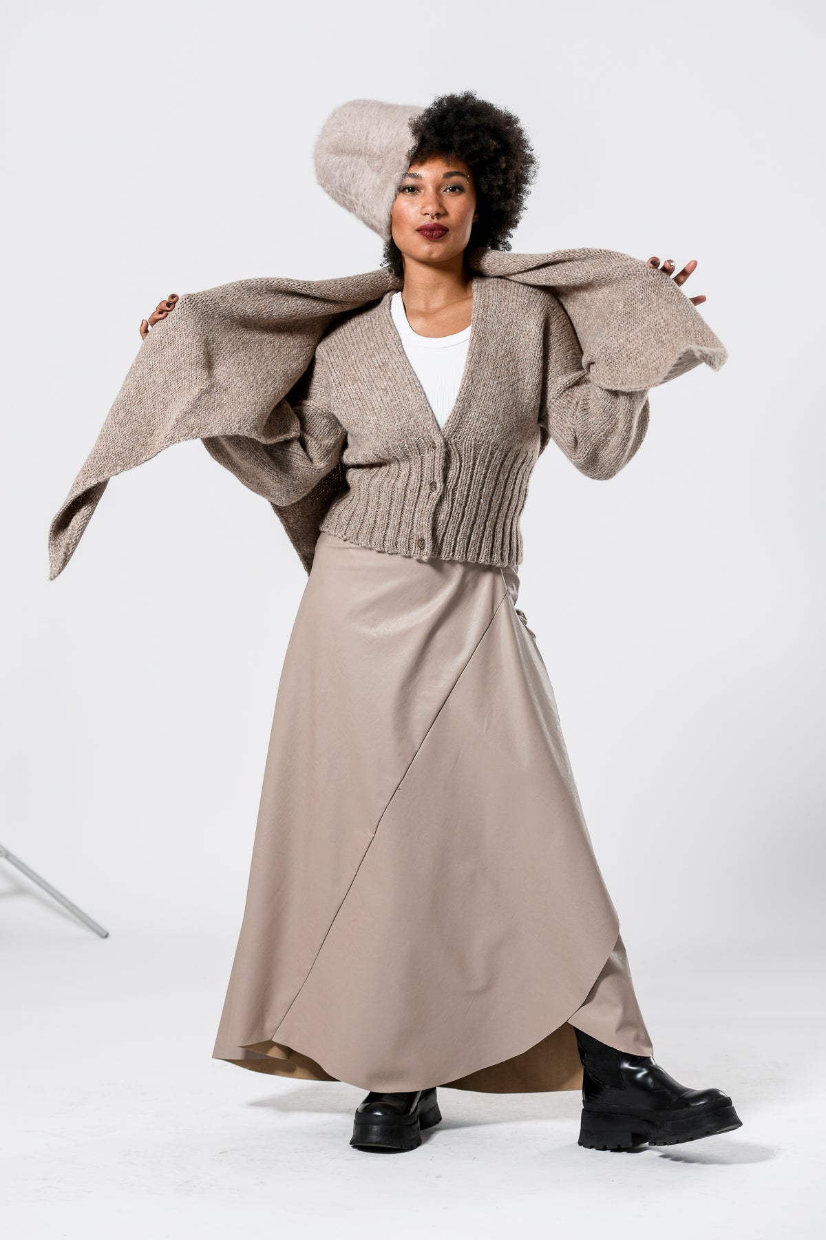 Dreieckstuch aus Babyalpaka