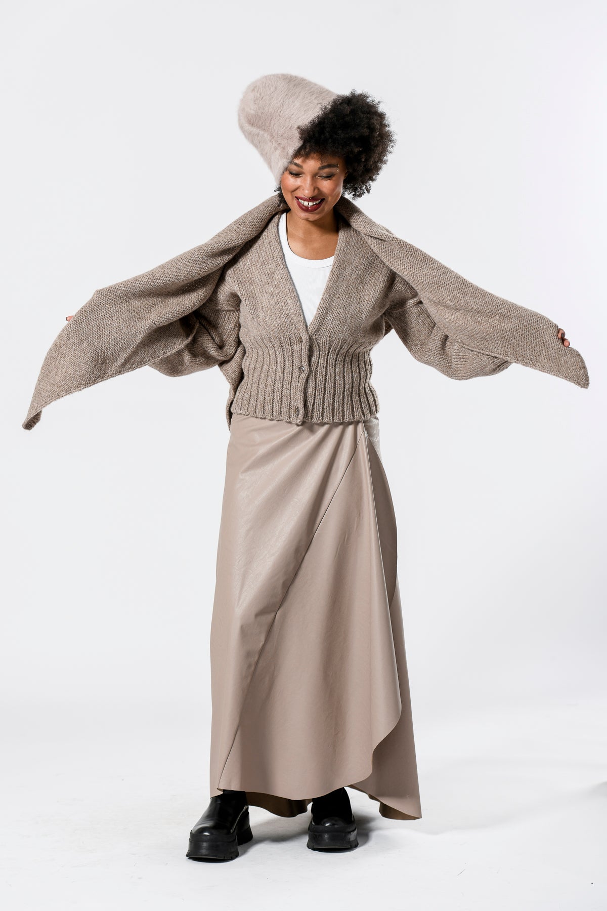 Dreieckstuch aus Babyalpaka