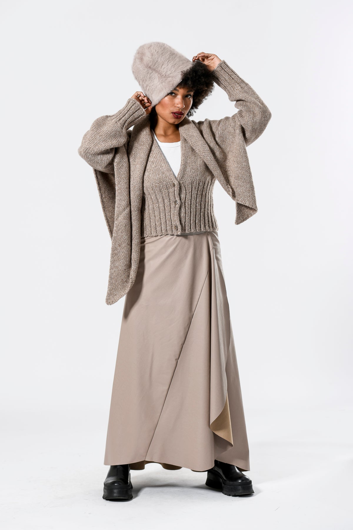 Dreieckstuch aus Babyalpaka