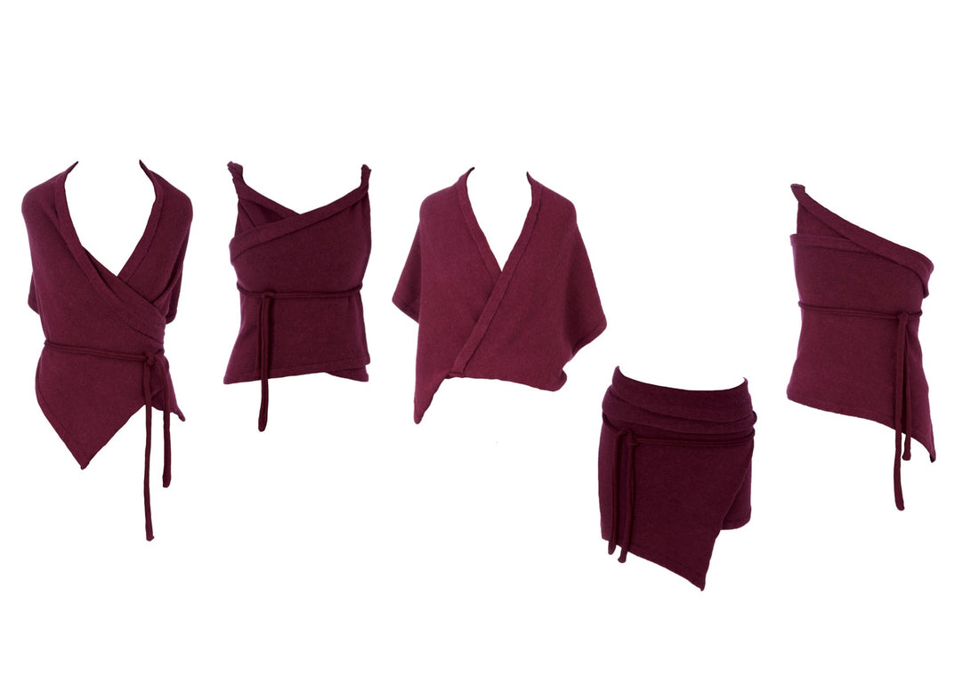 Wickelschärpe aus italienischer Merinowolle