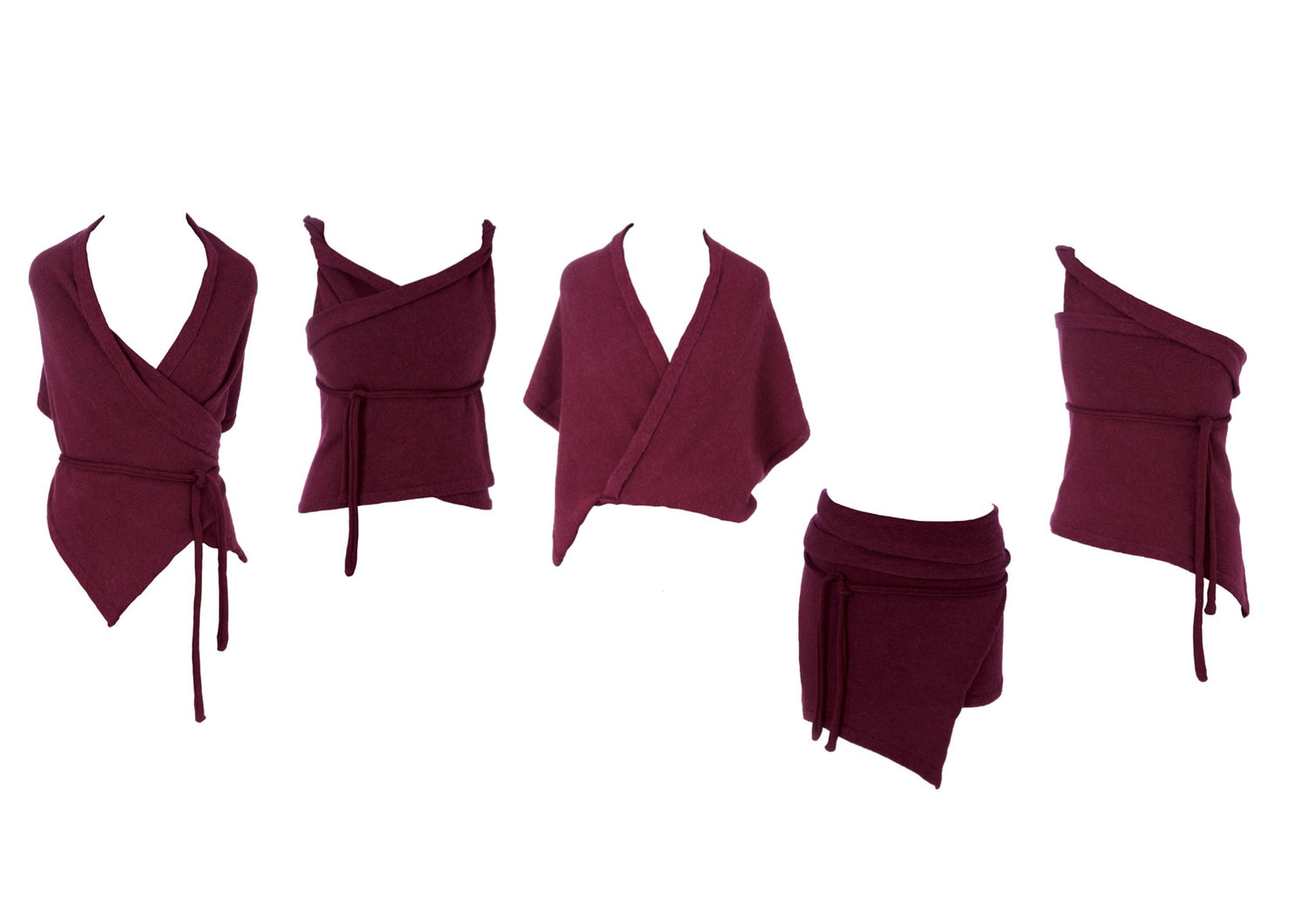 Wickelschärpe aus italienischer Merinowolle