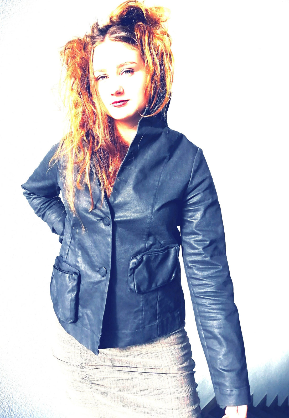 Jacket Cole chintzed cotton